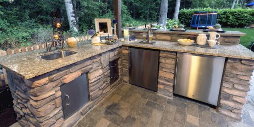 Patio Kitchen, Outdoors Kitchen, Outdoor Living Space, Free Estimates
